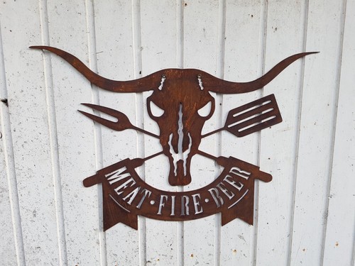Meat fire beer - meat,