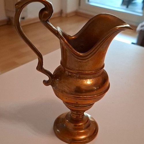 Messing kanne flasche auf - &,