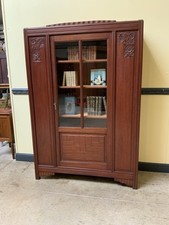 Antik -  Art Deco Vitrine, Bücherschrank - Lieferung möglich!