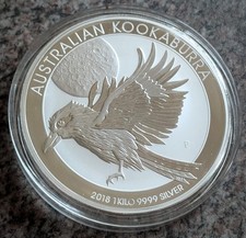 Australien 30 AUS Dollar 2018 ° Kookaburra " 1 Kg 999/1000 Silber