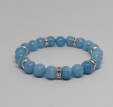 Natursteinarmband chalcedon - natursteinarmband,