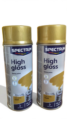 Spectrum lackspray gold 400ml - lackspray,