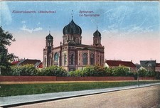 Kaiserslautern Synagoge La Synagogue Judaika um 1920 R!