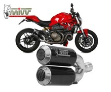2 Auspuff MIVV MK3 Carbon fur
