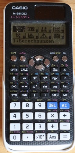 Casio 991de schulrechner - casio,