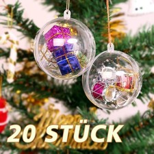 20x Weihnachtskugeln 8cm