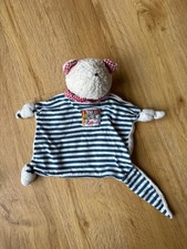 Sigikid | Hund | Schmusetuch | Schnuffeltuch |Kuscheltuch | blau weiß gestreift 