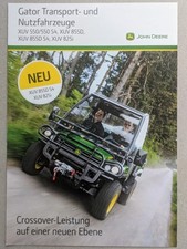 John Deere Gator XUV 550 XUV 855D XUV 825i Transport Nutzfahrzeuge Prospekt 