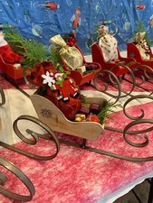 Deko Weihnachtsschlitten in