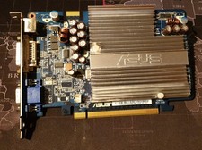 ASUS EN7600GS Silent 256MB PCIe Grafikkarte DVI/VGA/S-Video – passiv, gebraucht