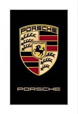 Porsche Flagge Banner Garage