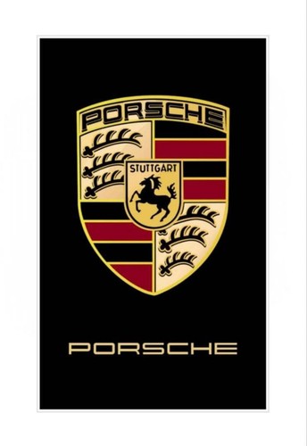 Porsche flagge banner garage - porsche,
