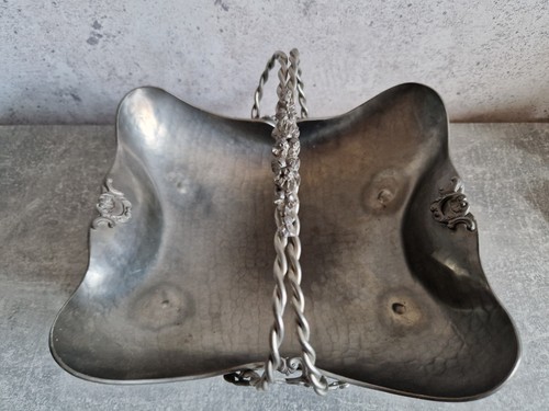 Vintage obstschale zinn alt - vintage,