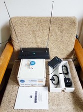 RCF LX DX 400 401 VHF Funkstrecke Ansteckmikro + Empfänger Set