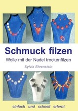 Schmuck filzen: Wolle mit der Nadel trockenfilzen Wolle mit der Nadel trockenfil