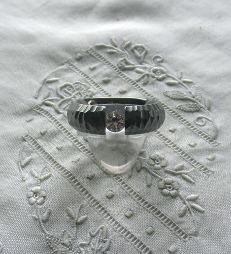 Silberner ring gehämmert - silberner,