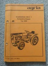 Agria Kompaktschlepper 4800 Ersatzteilliste
