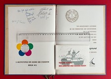 DDR Urkunde Mappe FDJ NVA mit