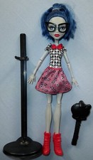 1x Monster High Puppe Ghoulia Yelps Doll CKD78 Geek Shriek - Vollständig