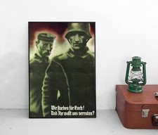 Poster 1. Weltkrieg "Wir