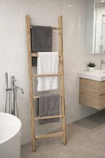 Rustikale Holzleiter