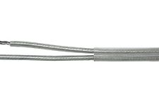 Kabel 2x0,75 flach transparent Schlauchleitung PVC-Kabel Lampen- Leuchtenleitung