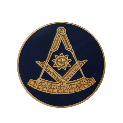 Past master square compasses - &,