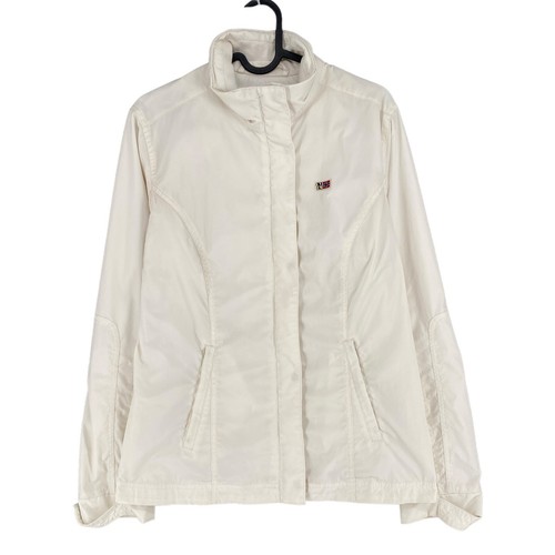Napapijri cremeweiße jacke - cremeweiße,