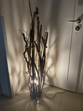 Treibholz Lampe Leuchte Stehlampe 115 cm Skulptur Unikat Shabby Loft Landhaus