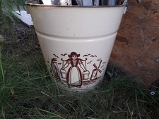 Retro Metalleimer DDR Vintage Deko Eimer - Gebraucht - 10 Liter