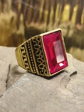 Herren Vampir Ring Gr 57 in