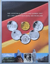 5 x 10€  Gedenkmünzenset