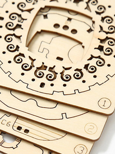 Holzpuzzle luftschiff - 3d-holzpuzzle,