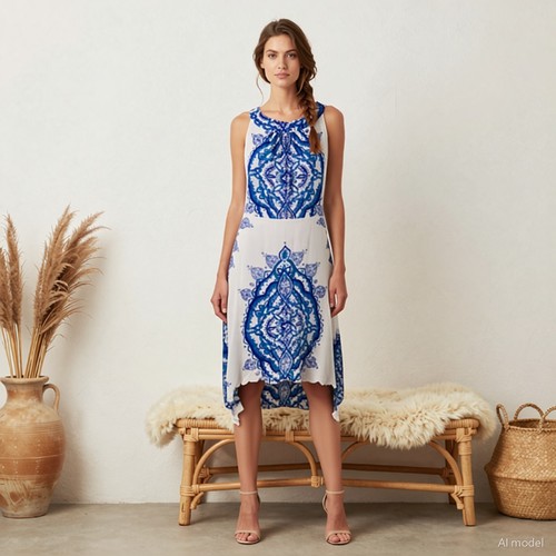 übergröße boho resort - boho, maxi