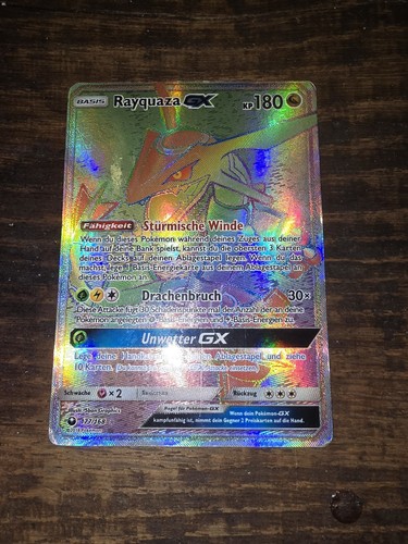 Pokémon karte rayquaza - karte, gx