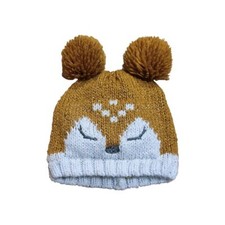 Strickmütze Gr. 52/54 senf m