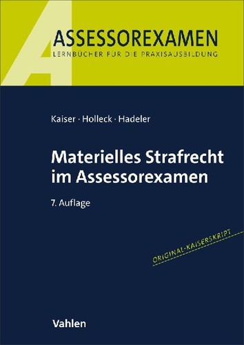 Materielles strafrecht - strafrecht, im