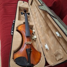 E Geige Deko Geige Designergeige mit Koffer. Perfektes Weihnachtsgeschenk