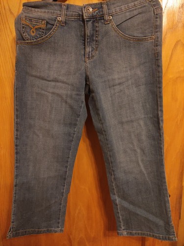 Jeans damen 3 4 blau - jeans,