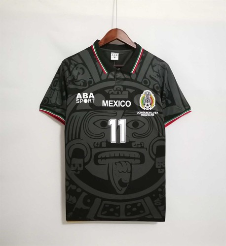 Mexiko 3rd schwarz trikot 1998 - mexiko,
