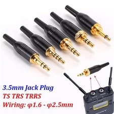 3,5mm Klinkenstecker TS TRS