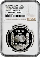 Mexiko 100 Pesos 1991, NGC