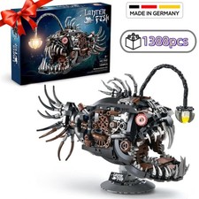 Mechanical Laternenfisch Klemmbausteine Bausteinen Laterne Fisch Spielzeug Set