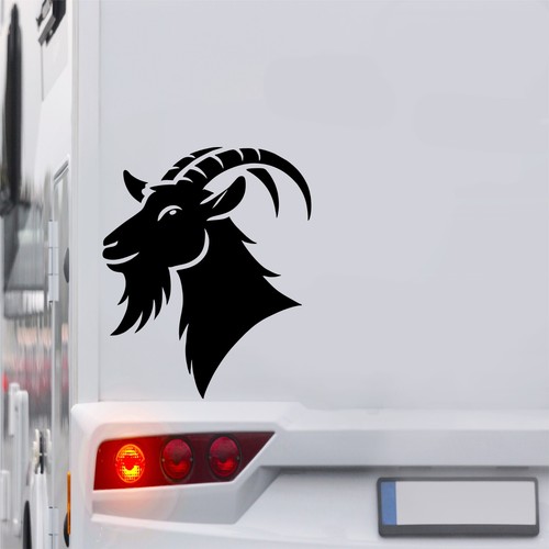 Ziegen kopf wohnmobil - kopf,