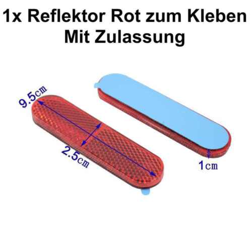 Mini reflektor rot zum - 1x,