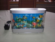 Aquarium Lampe LED - Fische bewegen sich - 3D Effekt Nachtlicht Kinderlampe wow!