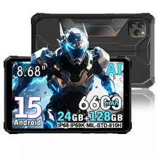 Blackview Active 5 Rugged Tablets Android 15 16GB+256GB 6600mAh 16MP Gemini AI