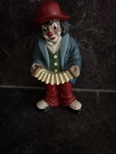 Großer Gilde Clown Musicus m. Akkordeon Sammlerstück 35744 Comedy Collection