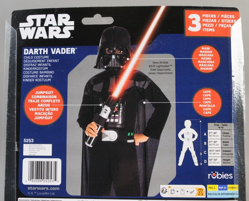 Star wars jungenkostüm - jungenkostüm, darth