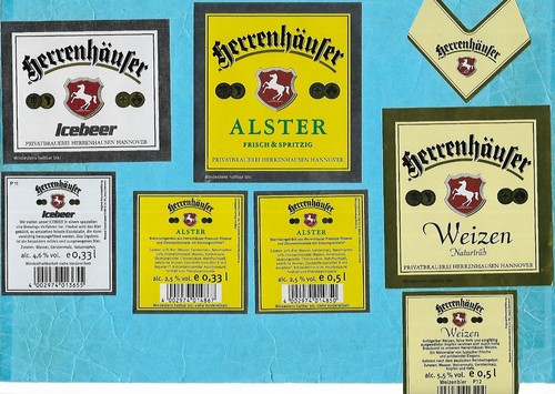 Bieretiketten der - 8,